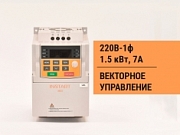 00040334 Частотный преобразователь INSTART MCI-G1.5-2B+MCI-FM, 1,5 кВт, 220 В, фото