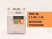 00040934 Частотный преобразователь INSTART MCI-G5.5/P7.5-4B+MCI-FM, 5,5 кВт, 380 В, фото