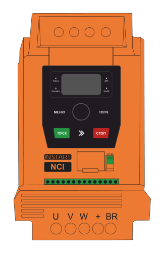 00113800 Преобразователь частоты INSTART NCI-G7.5-2B, 220В, 7,5кВт, 32А