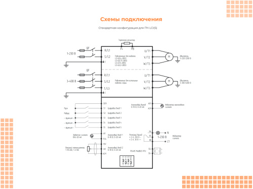 00092334 Частотный преобразователь INSTART LCI-G160/P185-4+LCI-FM, 380В, 300А фото 7
