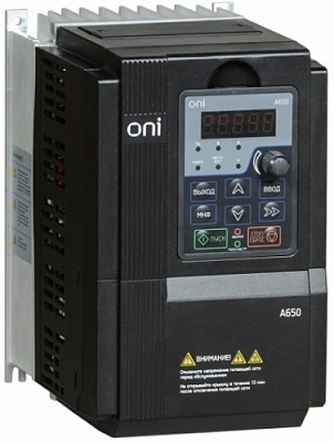 A650-33E037T Частотный преобразователь ONI A650, 3,7 кВт, 380 В, фото