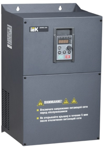 CNT-L620D33V37-45TE Частотный преобразователь IEK CONTROL-L620, 380В, 37кВт, 75А CNT-L620D33V37-45TE Частотный преобразователь IEK CONTROL-L620, 380В, 37кВт, 75А