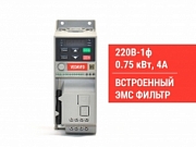 ABA00002 Частотный преобразователь VEDA VF-51,0,75 кВт, 220 В, фото