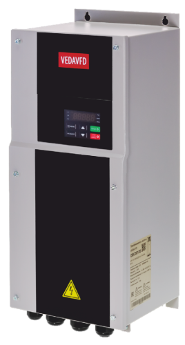 DBC00025 Частотный преобразователь VEDA Basic Drive VF-101-P2K2-0006-A-T4-C54-B-H, 380В, IP54