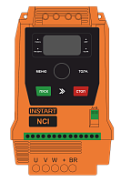 00112600 Преобразователь частоты INSTART NCI-G7.5/P11-4B, 380В, 7,5кВт, 17А